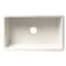 Alfi Brand White 32 inch x 19 inch Single Bowl Fireclay Undermount / Drop In Fireclay Kitchen Sink ABF3219SUD-W - alternate 2